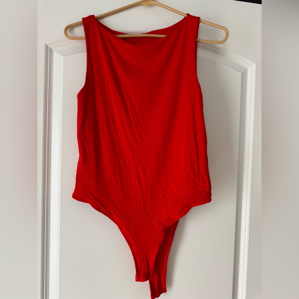 a new day Women’s Bright Red Bodysuit